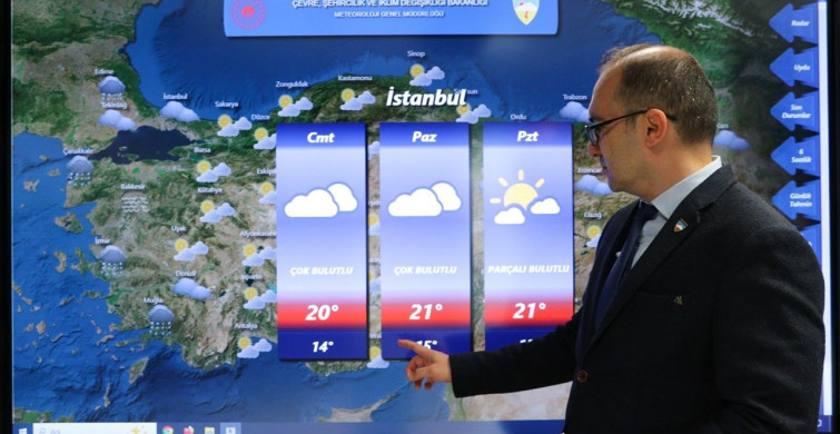 Yurt Genelinde Haftasonu Hava Durumu