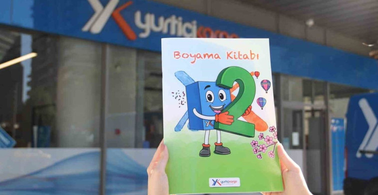 Yurtiçi Kargo'dan Çocuklara Ücretsiz Boyama Kitabı Dağıtımı
