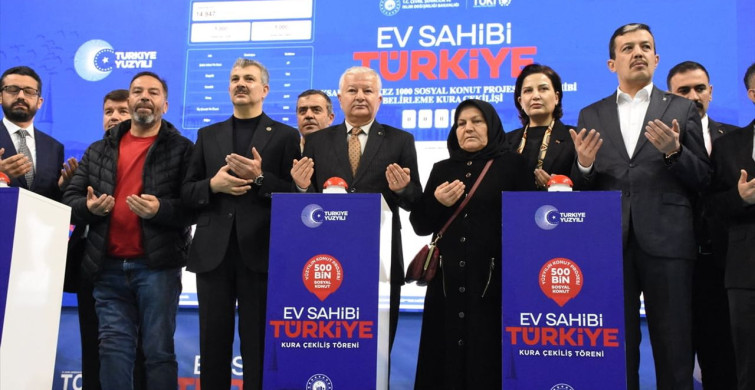 Yüzyılın Konut Projesi Aksaray'da Kura Çekimiyle Sahiplerini Buldu