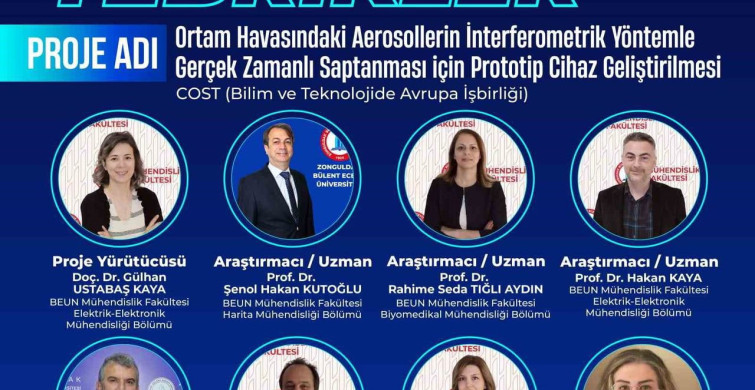 Zonguldak BEÜ'den TÜBİTAK Destekli Hava Ölçüm Projesi