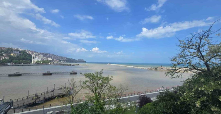 Zonguldak Limanı Sarıya Büründü