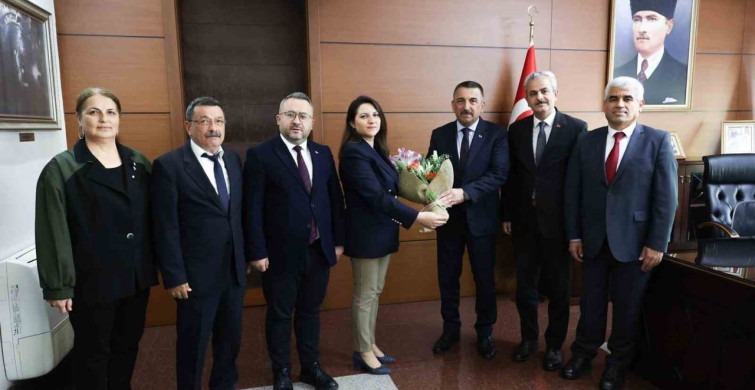 Zonguldak Valisi Hacıbektaşoğlu'na SGK Heyetinden Ziyaret