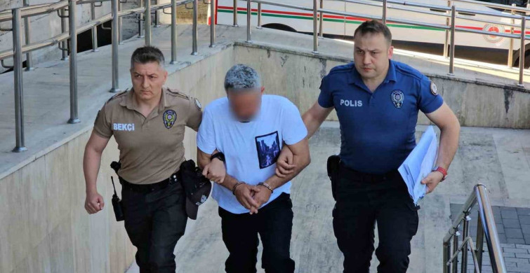 Zonguldak’ta kadın sürücüye dikiz aynasıyla saldıran şüpheli adliyeye sevk edildi