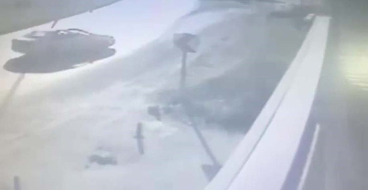 Zonguldak'ta Kaza Anı Güvenlik Kamerasında