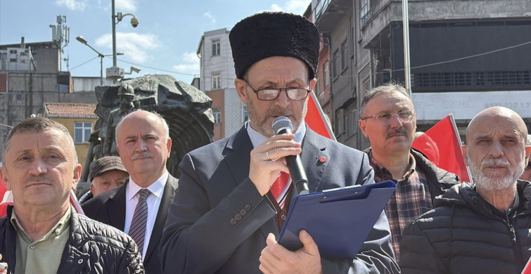 Zonguldak'ta Mescid-i Aksa'ya Destek Eylemi