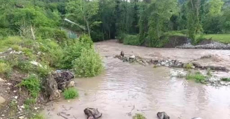 Zonguldak'ta Şiddetli Yağışlar Nedeniyle Bazı Köylerde Ulaşım Kapatıldı