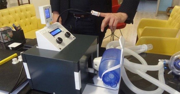 Zonguldak'ta Taşınabilir Mekanik Ventilatör Üretildi
