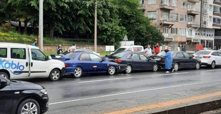 Zonguldak’ta Zincirleme Kaza Meydana Geldi