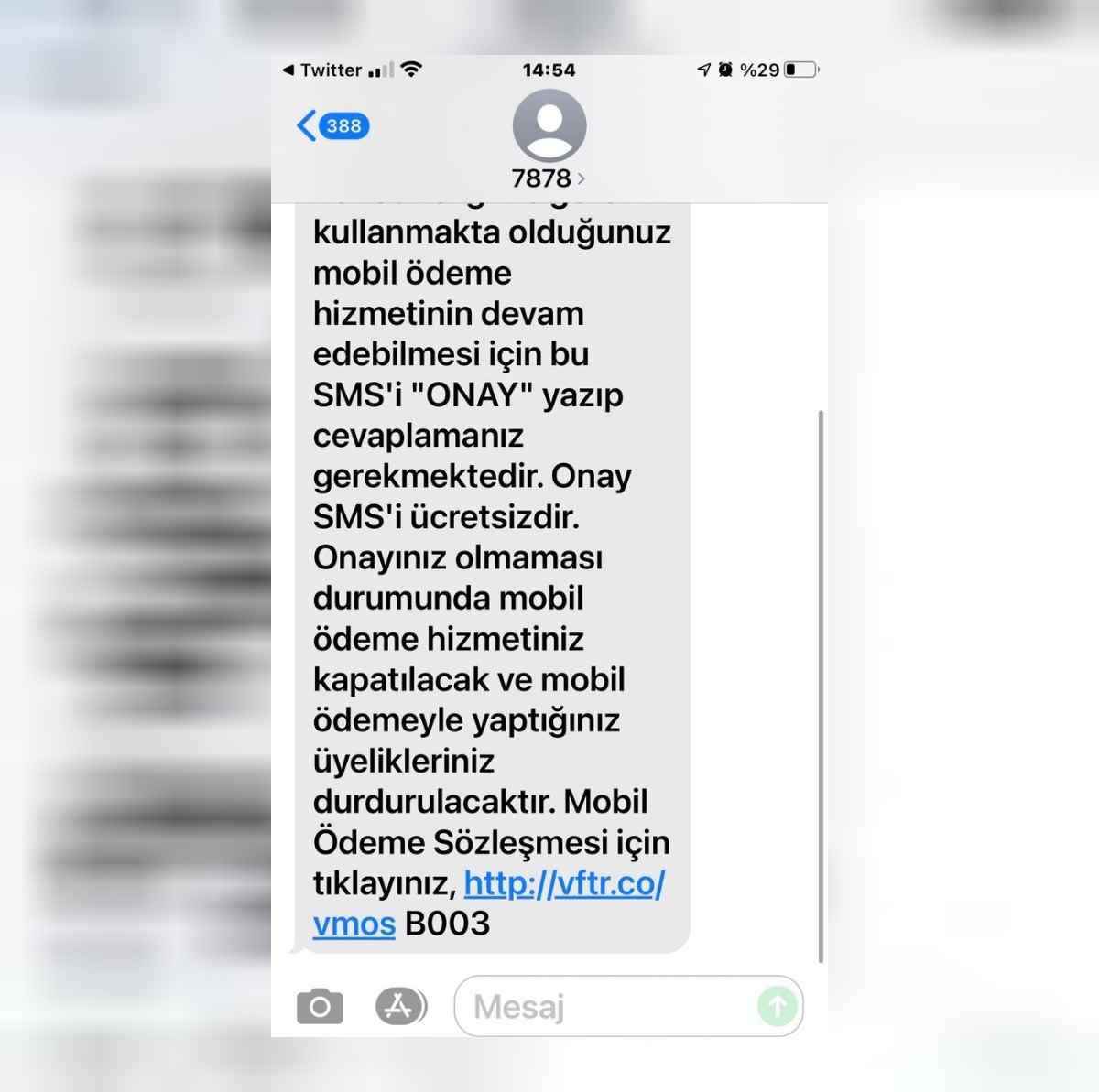 7878 kimin numarası? 7878 onay mesajı nedir?