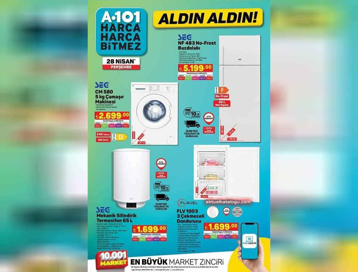 A 101 aktüel ürünler