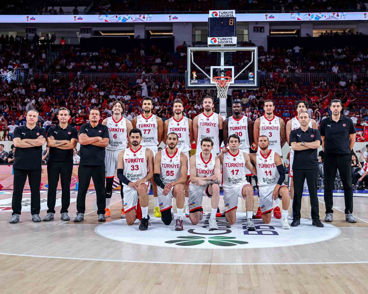 A MİLLİ ERKEK BASKETBOL TAKIMI, FIBA 2027 DÜNYA KUPASI AVRUPA ELEMELERİ 1. TUR C GRUBU 6. VE SON...
