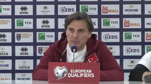 A Milli Futbol Takımı'nda futbolcular, Teknik Direktör Vincenzo Montella'nın basın toplantısına...