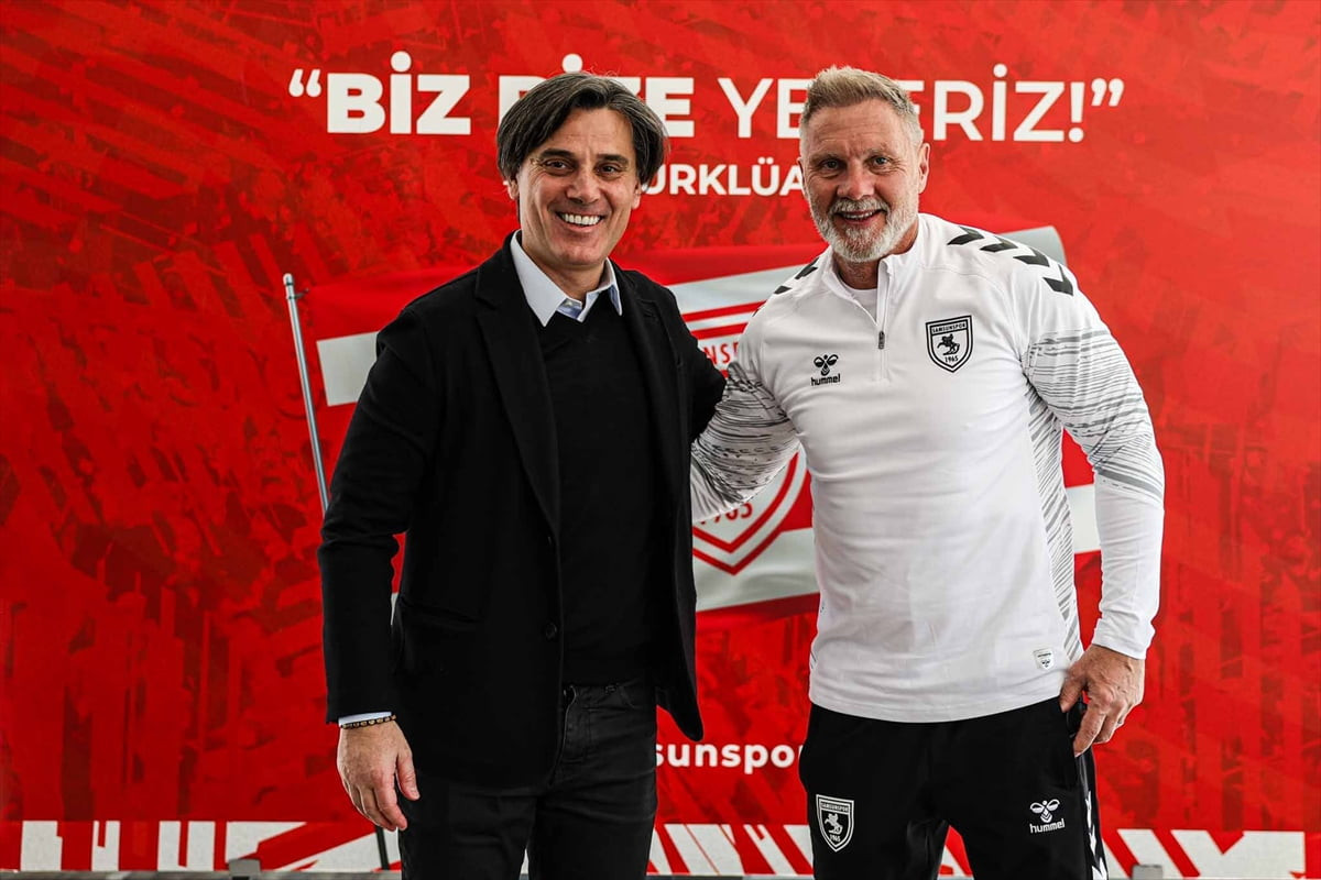 A Milli Takım Teknik Direktörü Vincenzo Montella, Samsunspor Kulübünü ziyaret etti. Montella...