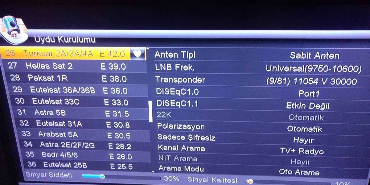 A PARA TV Uydu Ayarları