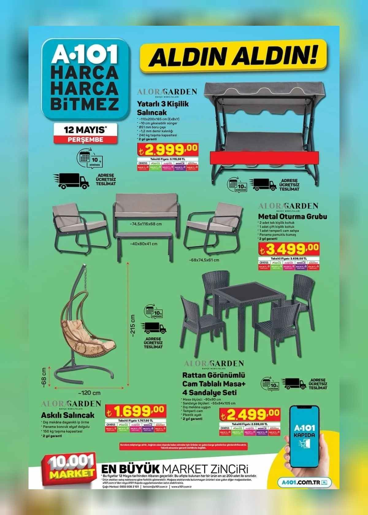 A101 12 Mayıs 2022 Perşembe aktüel indirimli ürünler kataloğu