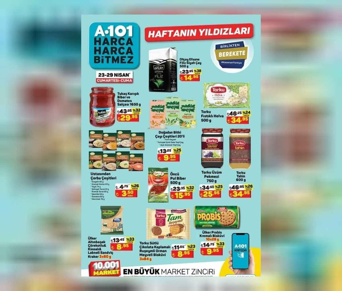 A101 23-29 Nisan aktüel ürünler kataloğu