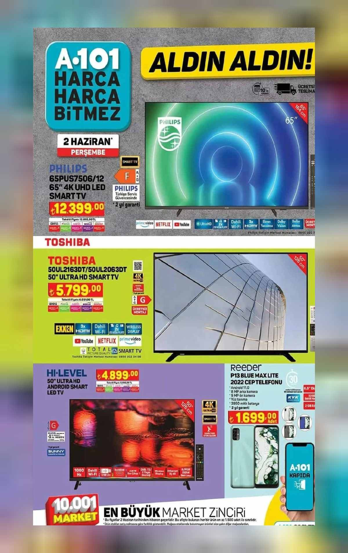 A101 3 Haziran aktüel ürünler