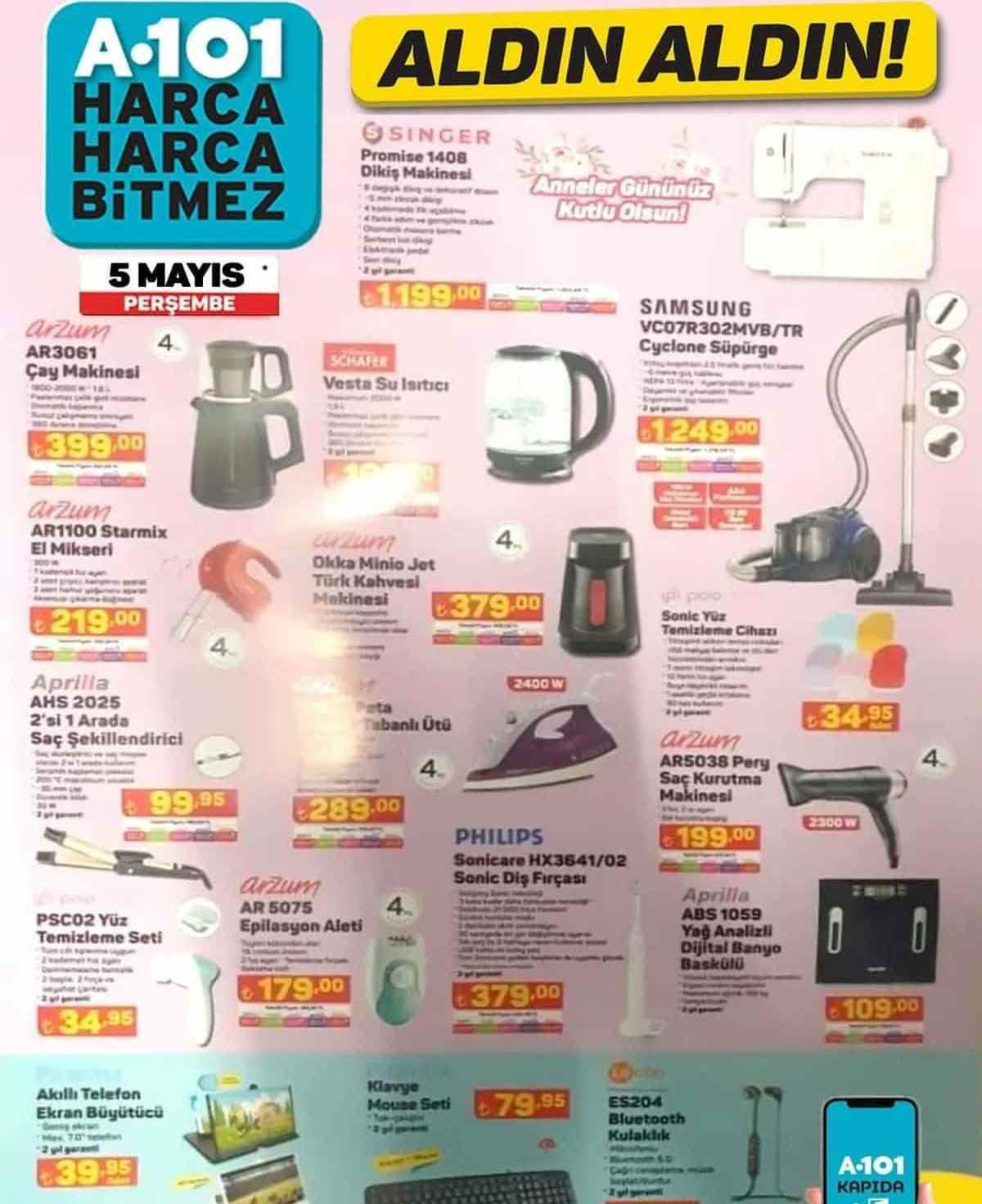 A101 5 Mayıs kataloğu