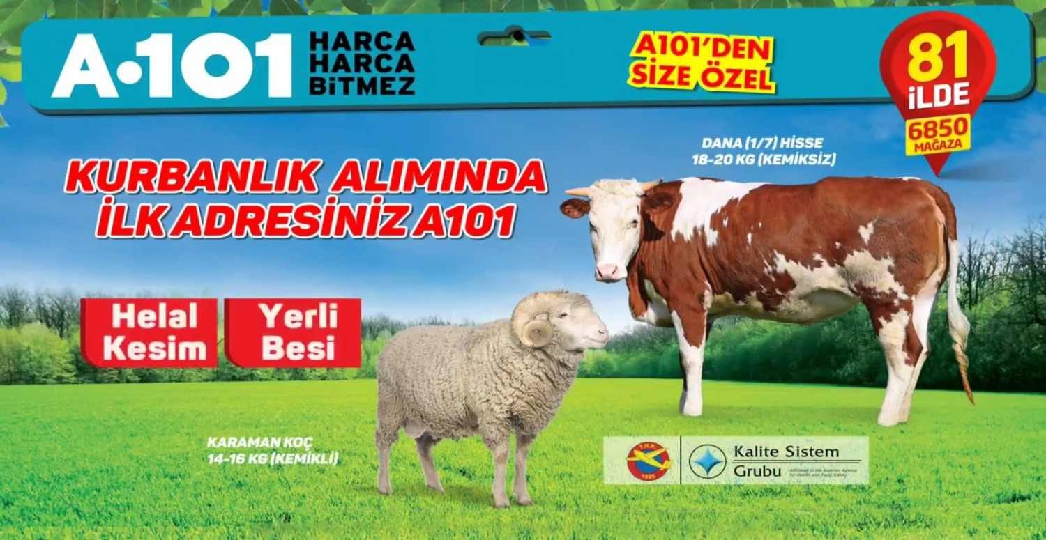 a101 kurbanlık fiyatları