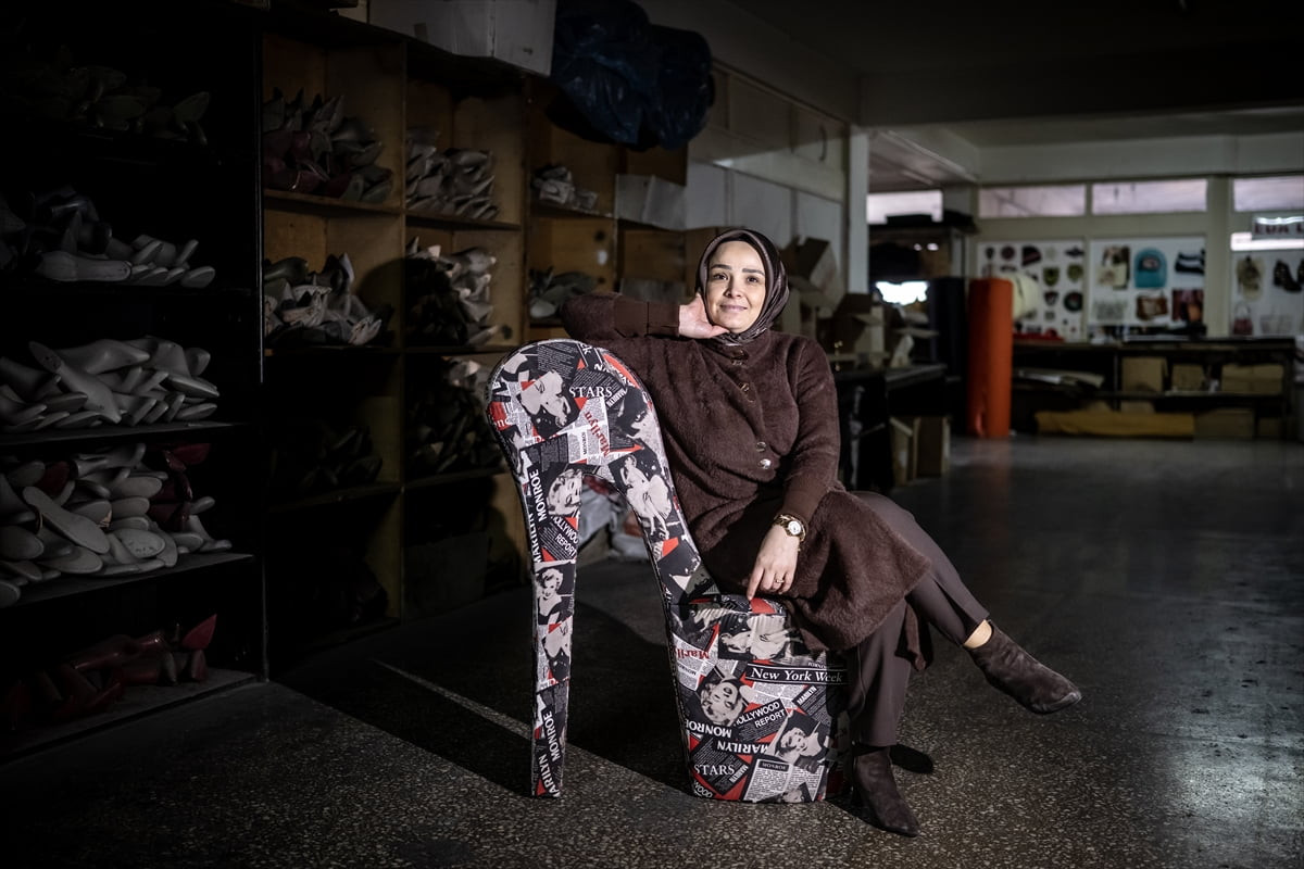 AA muhabirinin, "8 Mart Dünya Kadınlar Günü" için hazırladığı, "Üretimle Güçlenen Kadınlar"...