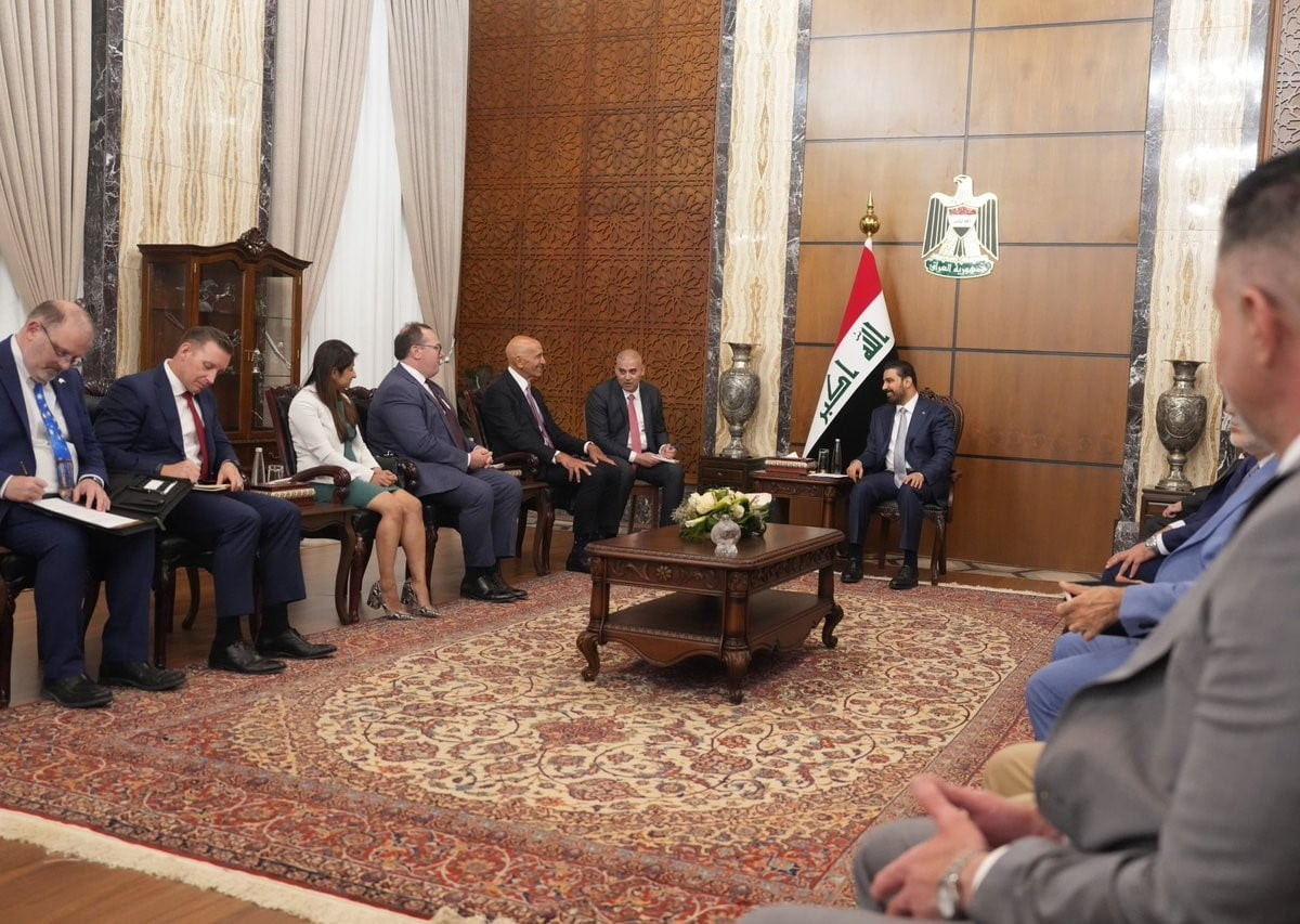 ABD BAŞKANI DONALD TRUMP'IN ÖZEL TEMSİLCİSİ TOM BARRACK VE IRAK BAŞBAKANI ALİ ZEYDİ, SİLAHLI...
