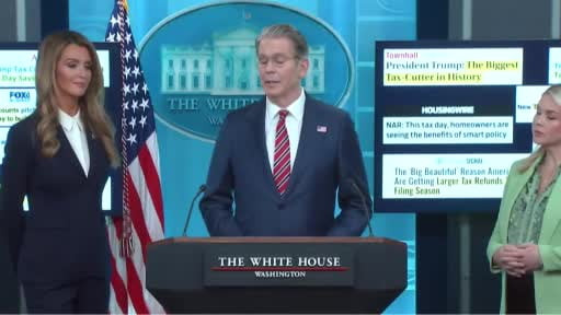 ABD Hazine Bakanı Scott Bessent Beyaz Saray’da düzenlenen basın toplantısında, "Ülkelere, İran...