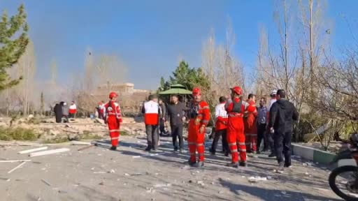 ABD ve İsrail’in İran’a yönelik saldırılarında başkent Tahran’daki Şehid Beheşti Üniversitesi...