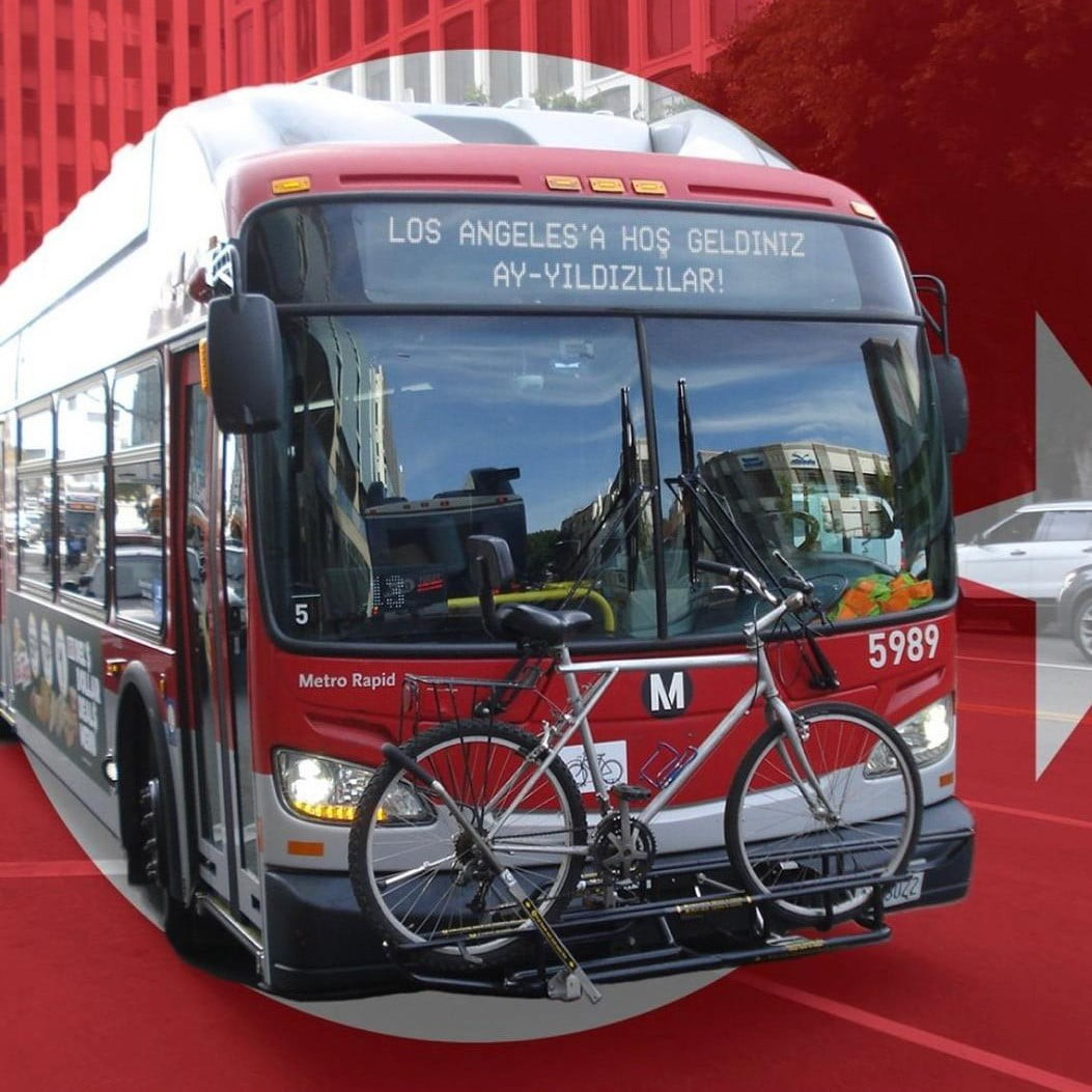 ABD’DE OYNANACAK MAÇ ÖNCESİNDE 'METRO LOS ANGELES' RESMİ SOSYAL HESABI, TÜRKÇE OLARAK, "LOS...