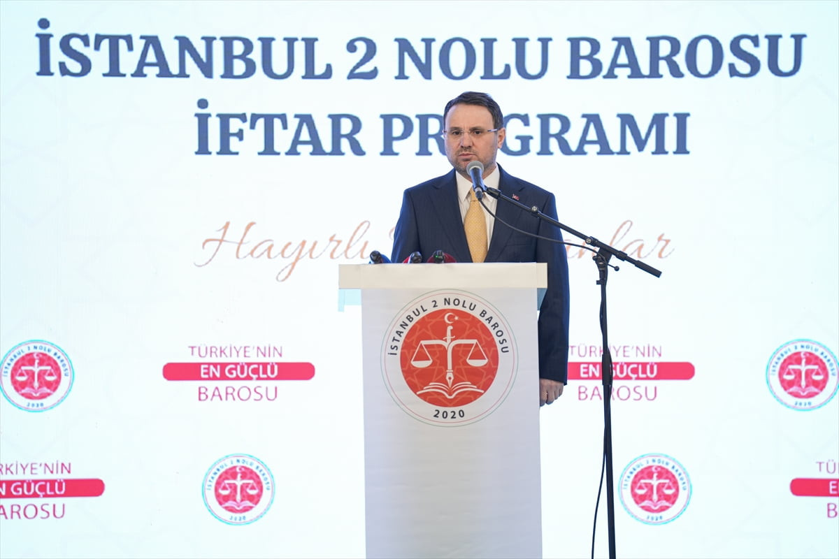 Adalet Bakanı Akın Gürlek, İstanbul 2 No'lu Barosu'nun Sultangazi'deki Sultan Kasrı'nda...