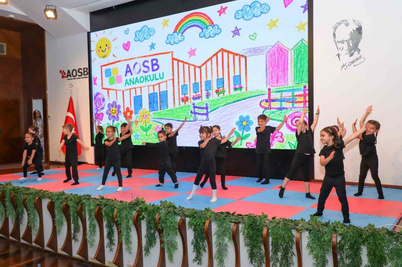 ADANA HACI SABANCI ORGANİZE SANAYİ BÖLGESİ (AOSB) ANAOKULU, İLK MEZUNİYET TÖRENİNİ BÜYÜK BİR COŞKU...