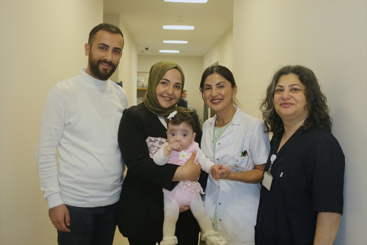 Adana'da 25 haftalıkken 760 gram doğmasından kaynaklanan sağlık sorunları nedeniyle entübe edilen...