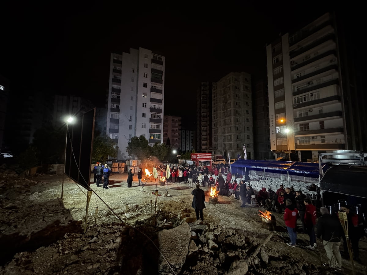 Adana'da 6 Şubat 2023'te meydana gelen depremlerde hayatını kaybedenler afetin üçüncü yıl...
