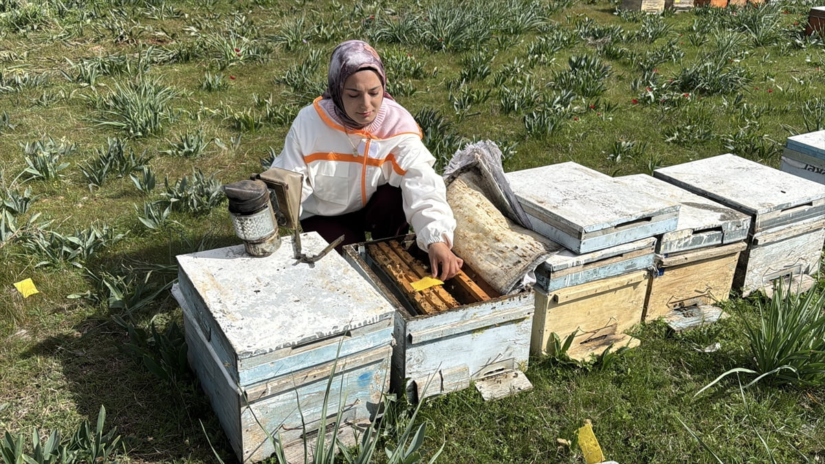 Adana'da baba mesleği arıcılığa gönül veren 21 yaşındaki Latife Gül Kaplan, Kırsal Dezavantajlı...