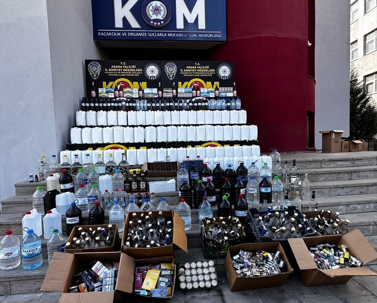 Adana'da sahte içki üreten ve satışını yapanlara yönelik operasyonda 16 şüpheli gözaltına alındı....