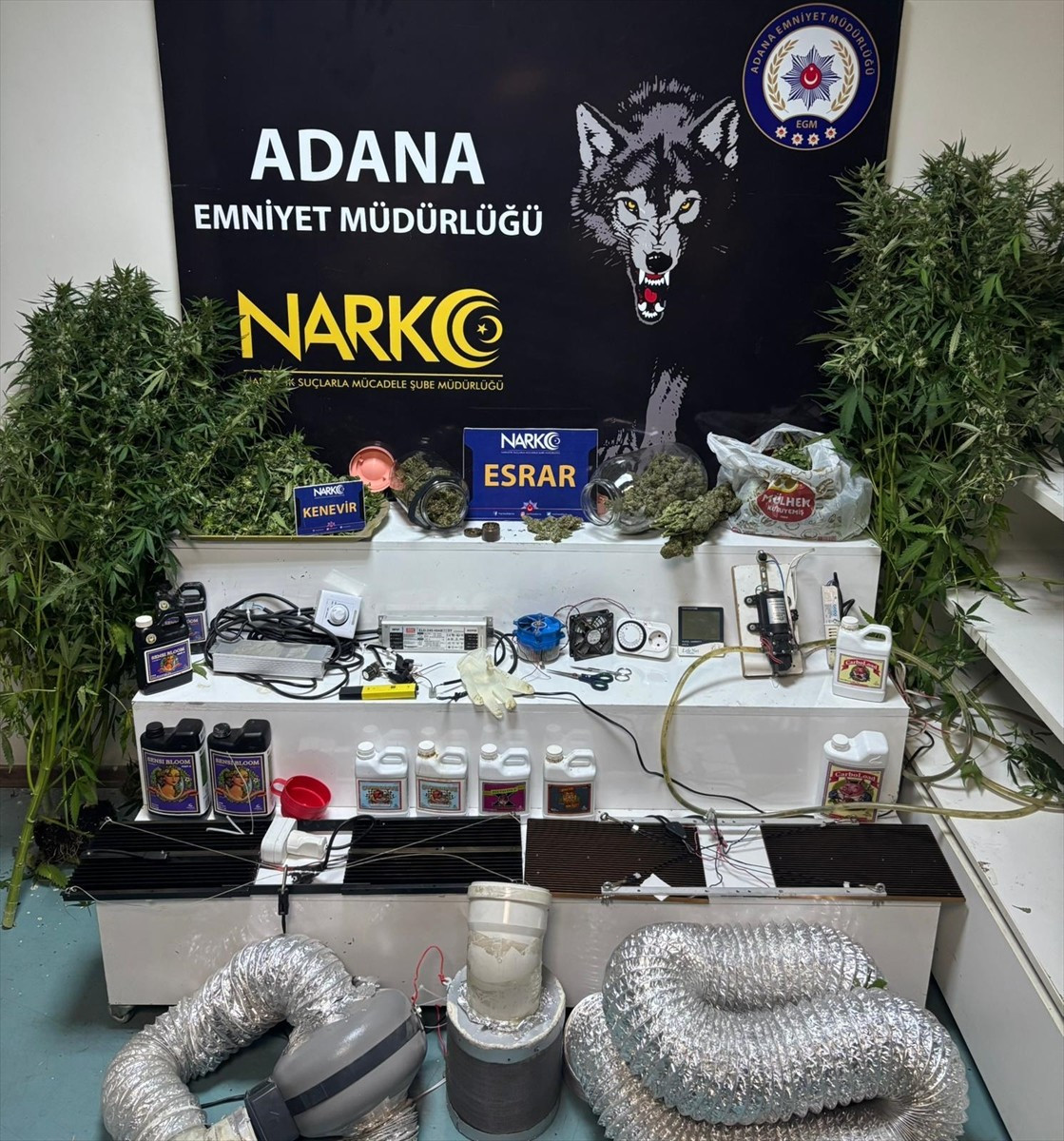 Adana'da uyuşturucu satıcılarına yönelik operasyonda gözaltına alınan 18 şüpheliden 12'si...