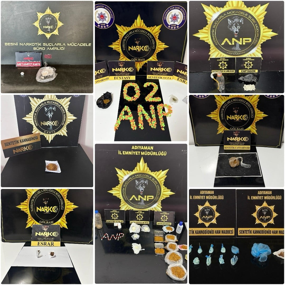 ADIYAMAN’DA POLİS EKİPLERİNCE ÇEŞİTLİ SUÇLARDAN ARANAN ŞAHISLARIN YAKALANMASINA YÖNELİK YÜRÜTÜLEN...