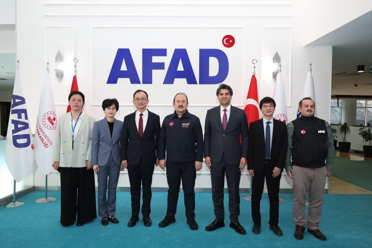 Afet ve Acil Durum Yönetimi (AFAD) Başkanı Ali Hamza Pehlivan, Çin Halk Cumhuriyeti Ankara...