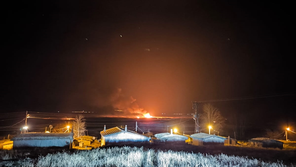 Afyonkarahisar'ın Bolvadin, Çay ve Sultandağı ilçeleri sınırlarında bulunan Eber Gölü'ndeki sazlık...