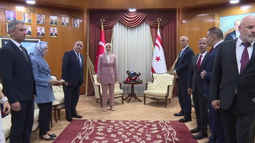 Aile ve Sosyal Hizmetler Bakanı Mahinur Özdemir Göktaş, Kuzey Kıbrıs Türk Cumhuriyeti (KKTC)...