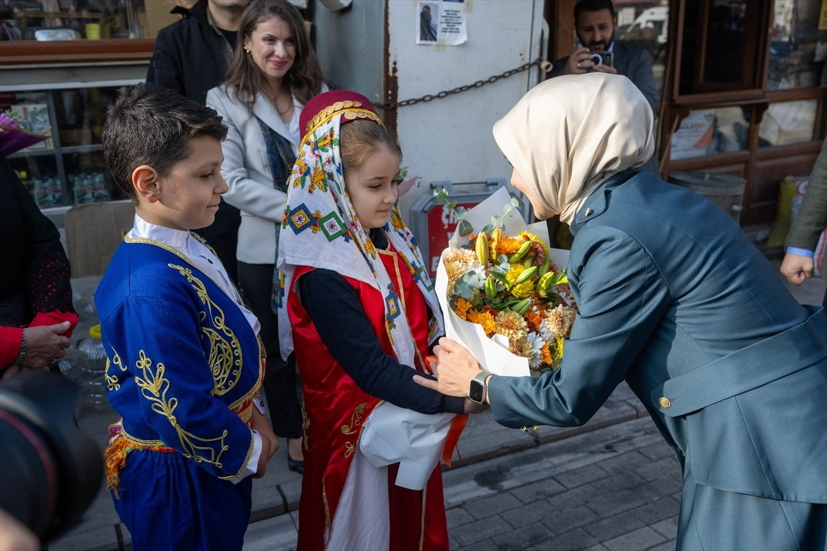Aile ve Sosyal Hizmetler Bakanı Mahinur Özdemir Göktaş, yapımı tamamlanan projelerin toplu açılış...
