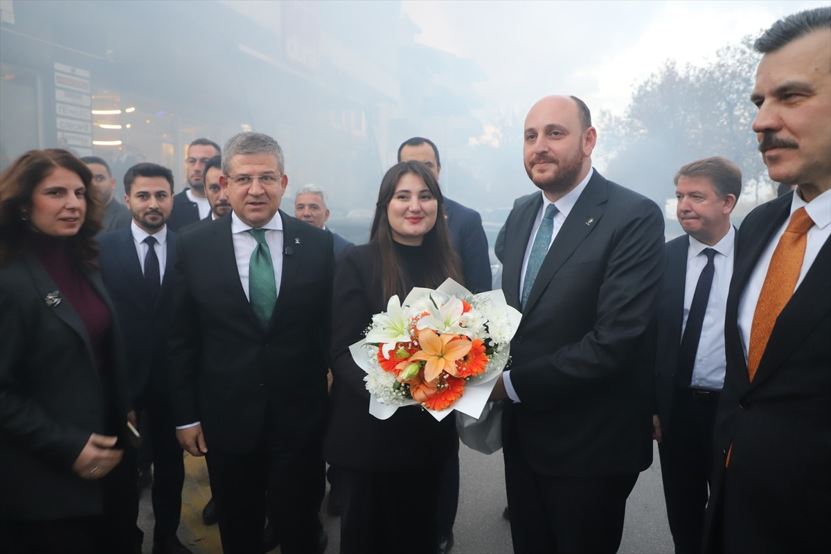 AK Parti Genel Başkan Yardımcısı Ahmet Büyükgümüş (sağ 2), çeşitli programlara katılmak üzere...