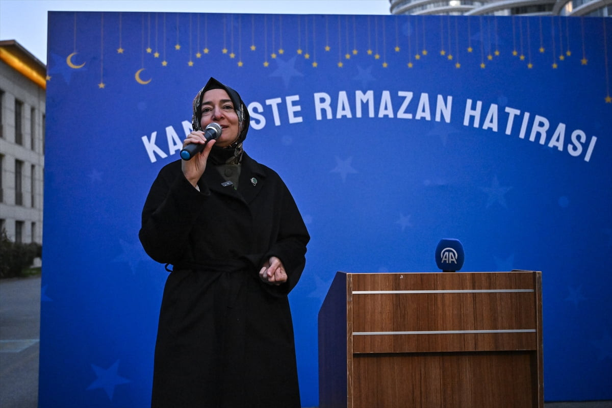 AK Parti Genel Başkan Yardımcısı ve Sosyal Politikalar Başkanı Fatma Betül Sayan Kaya, İstanbul...