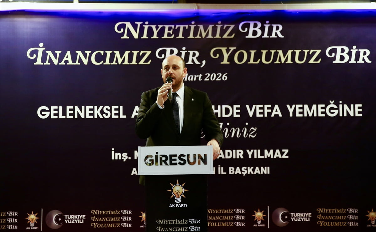 AK Parti Genel Başkan Yardımcısı ve Teşkilat Başkanı Ahmet Büyükgümüş, AK Parti Giresun İl...