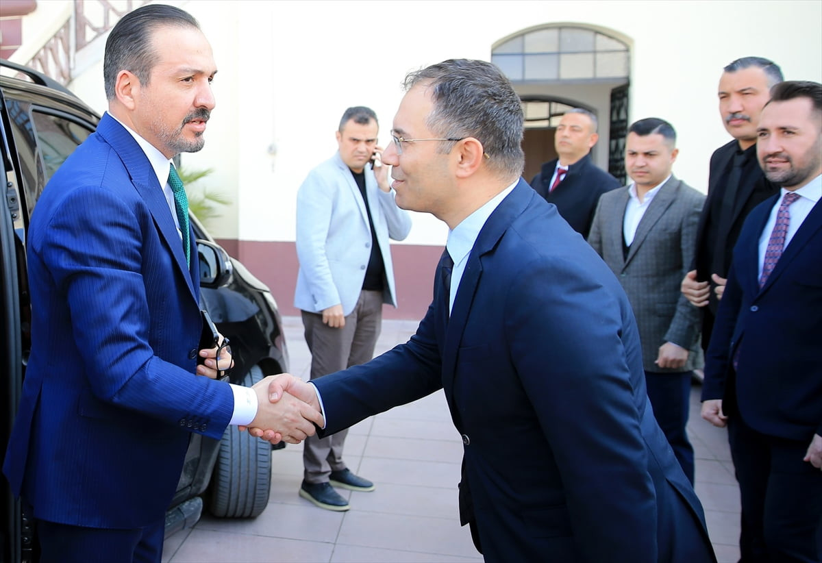 AK Parti Genel Başkan Yardımcısı ve Türk Devletleri ile İlişkiler Başkanı Kürşad Zorlu, Manisa...