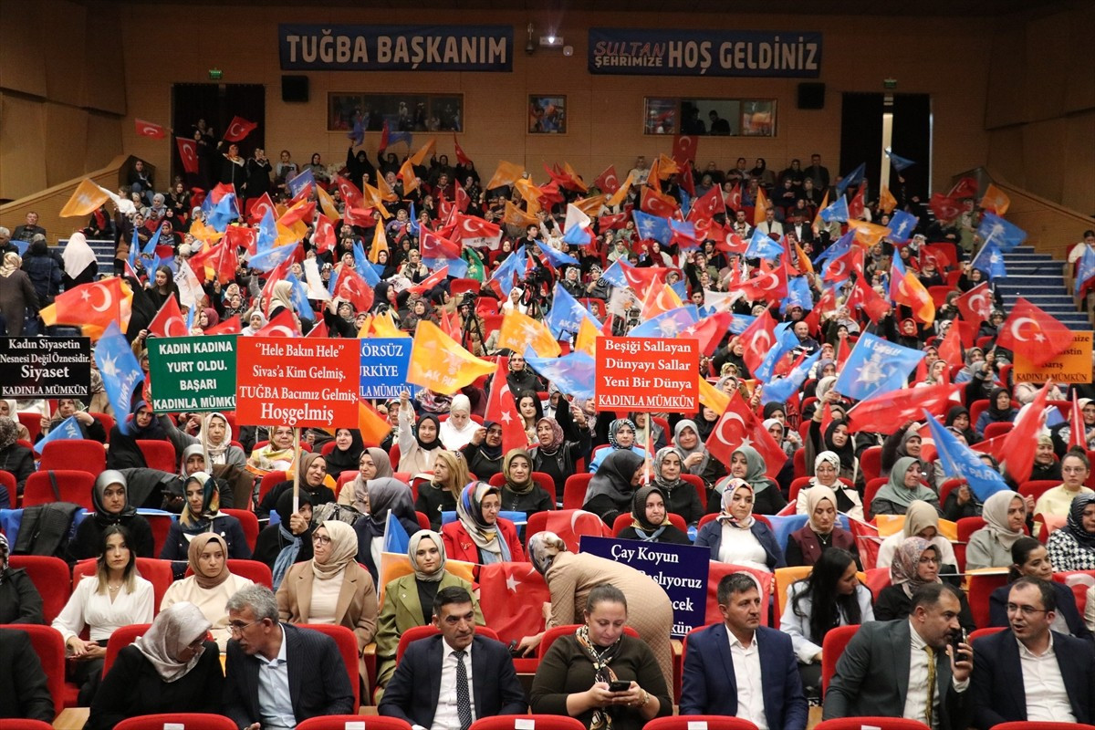 AK Parti Genel Merkez Kadın Kolları Başkanı Tuğba Işık Ercan, Sivas'ta  Muhsin Yazıcıoğlu Kültür...