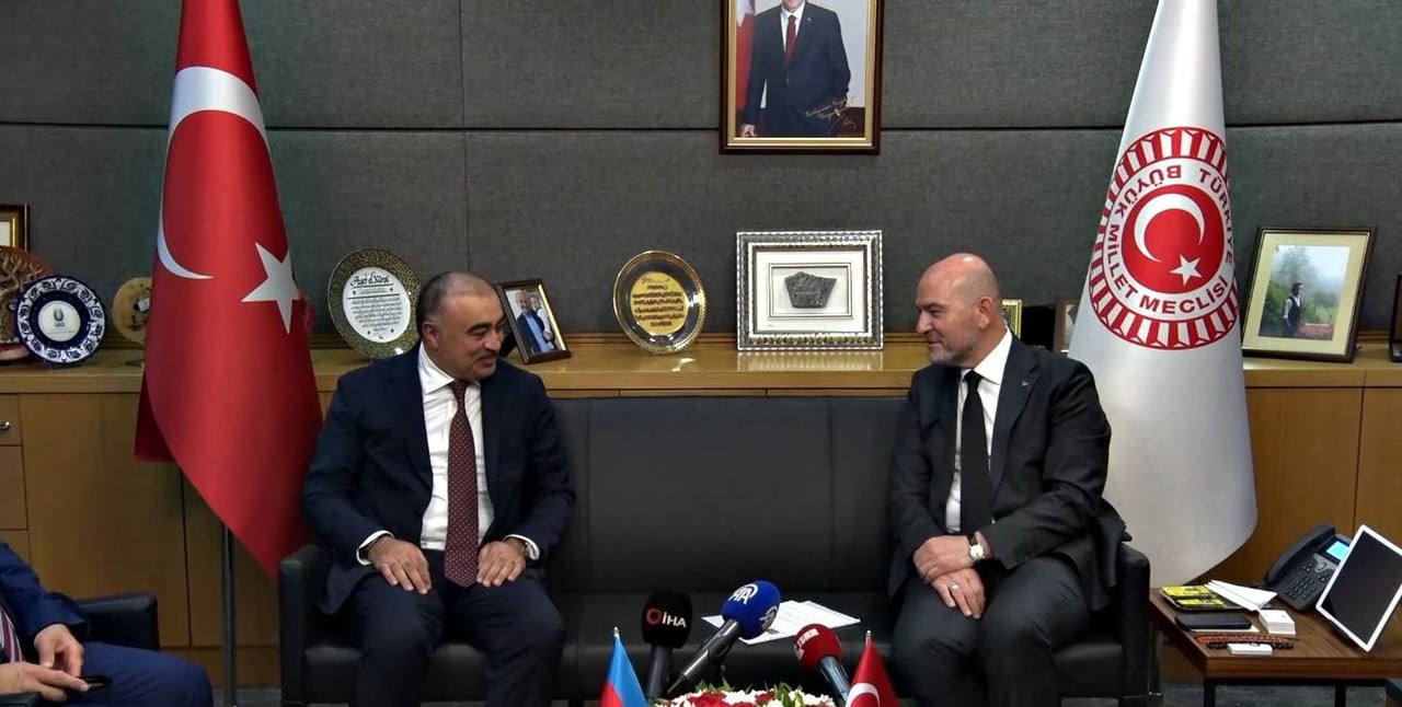 AK PARTİ İSTANBUL MİLLETVEKİLİ VE İÇİŞLERİ KOMİSYONU BAŞKANI SÜLEYMAN SOYLU AZERBAYCAN ANKARA...
