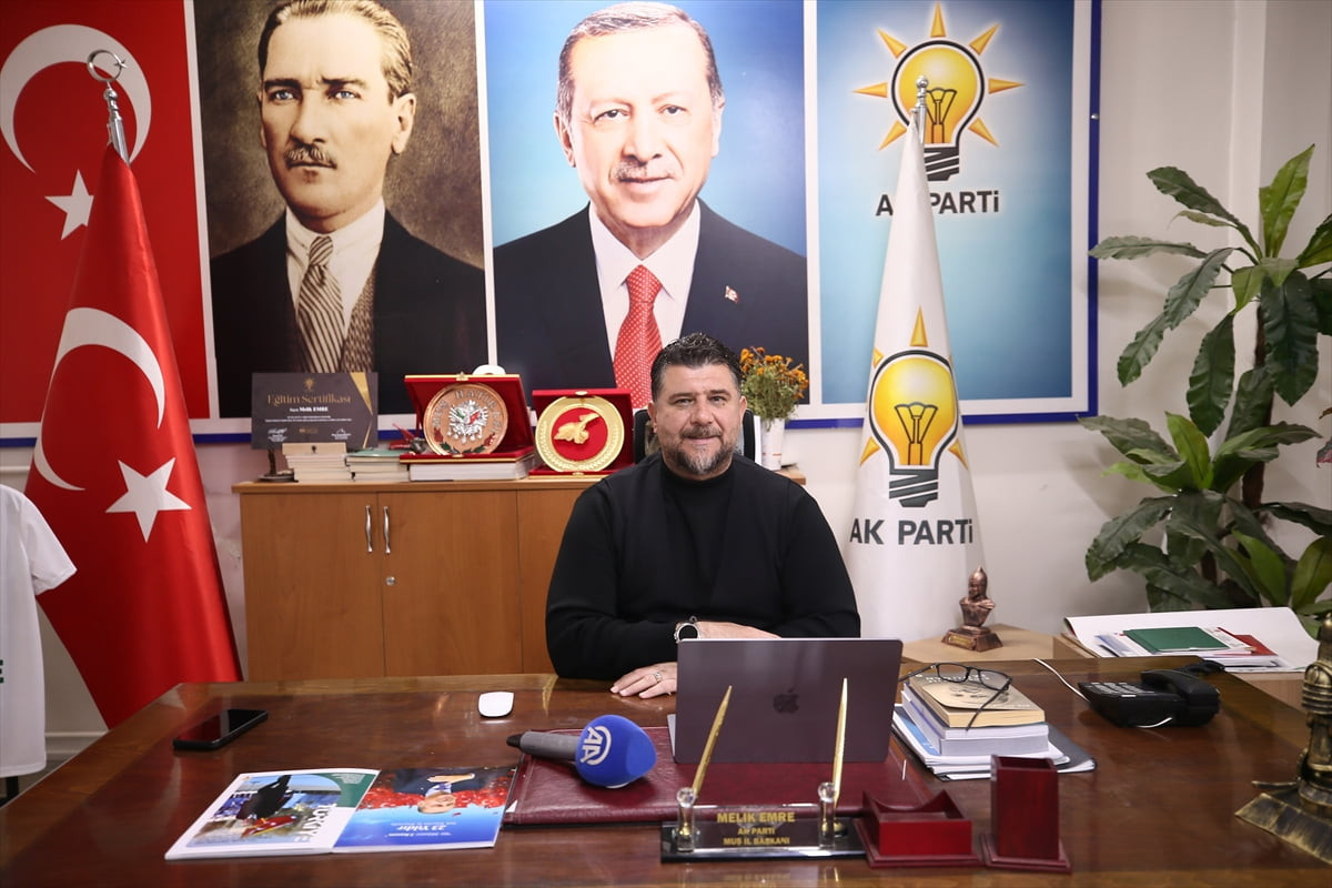 AK Parti Muş İl Başkanı Melik Emre, Anadolu Ajansının (AA) gözünden 2025'e damga vuran olaylara...