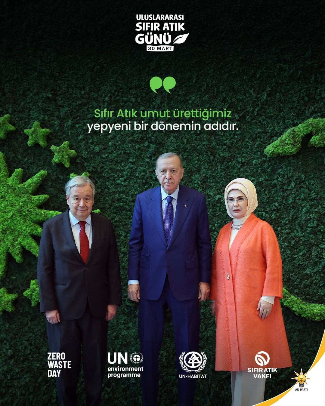 AK PARTİ SÖZCÜSÜ ÖMER ÇELİK, 30 MART ‘ULUSLARARASI SIFIR ATIK GÜNÜ’ KAPSAMINDA YAPTIĞI...