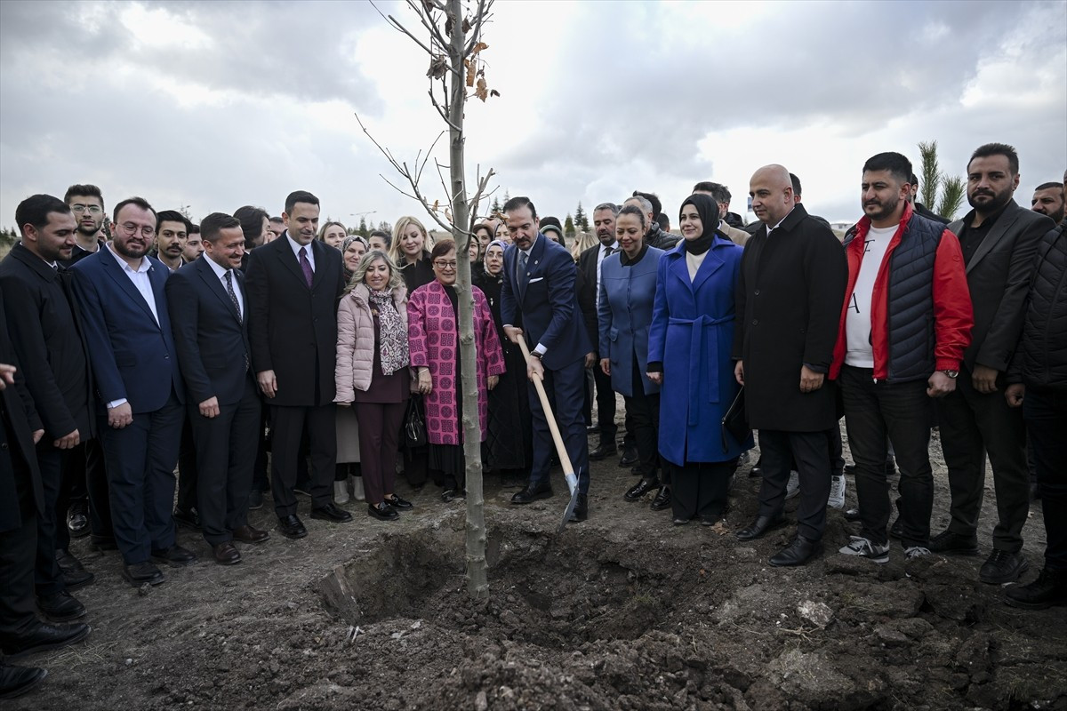 AK Parti Türk Devletleri ile İlişkiler Başkanlığınca Ankara Pursaklar'da oluşturulan "Türk Dünyası...
