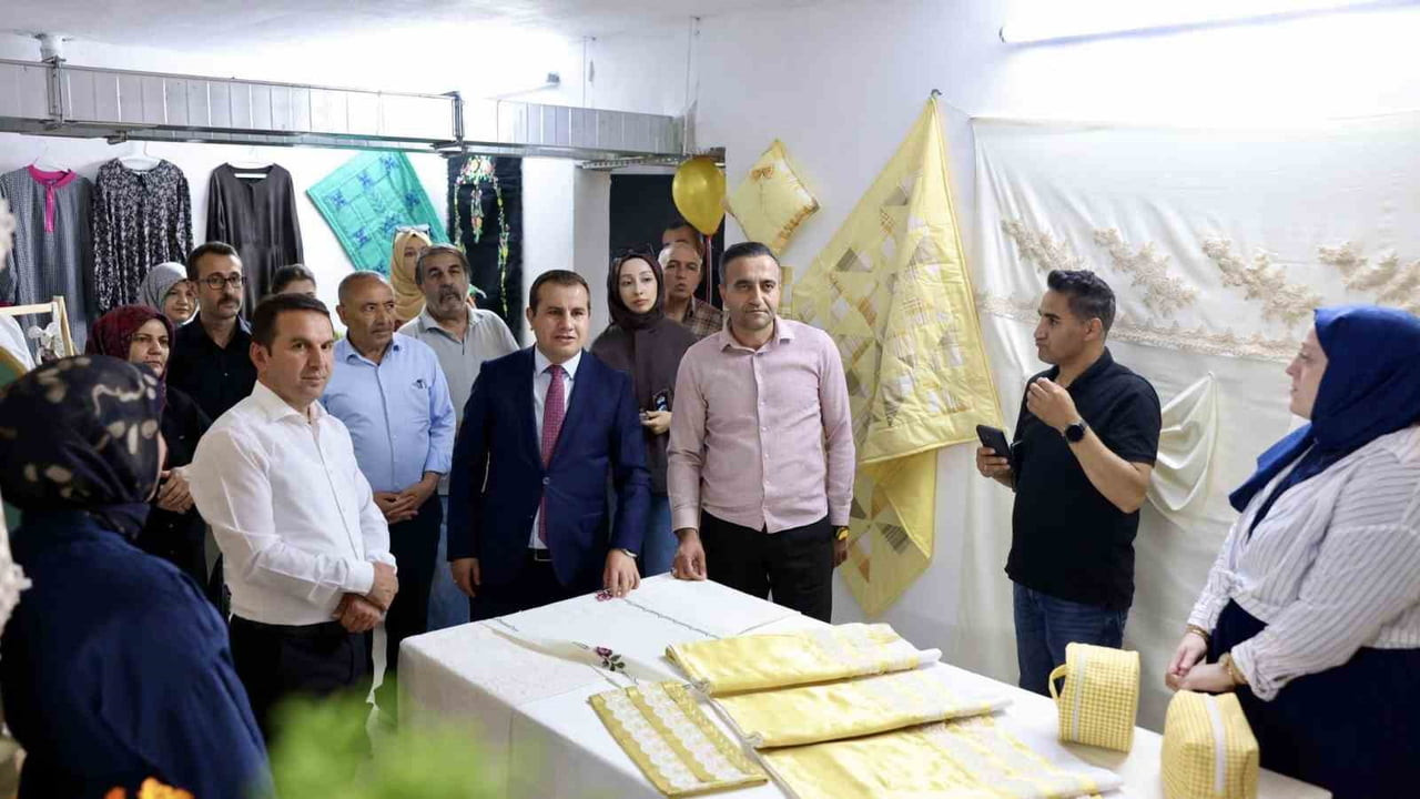 AKÇADAĞ'DA HAYAT BOYU ÖĞRENME SERGİSİ AÇILDI